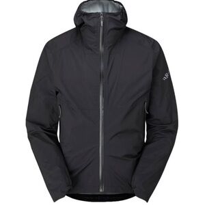 Men's RAB Black Raincoat with Hood